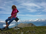 50 In vetta al Monte Azzarini (Fioraro) 2431 m (foto Sara).